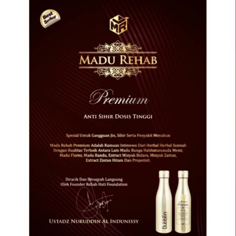 

REHAB HATI" - MADU REHAB HATI / RUQYAH SYARIYYAH [1KG/1000 GRAM].