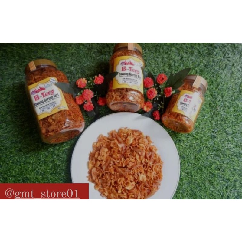 

Bawang goreng + teri homemade) B-terey 225gram