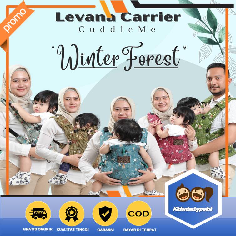 ( FREE HADIAH ) LEVANA CARRIER GENDONGAN BAYI CUDDLE ME CUDDLEME