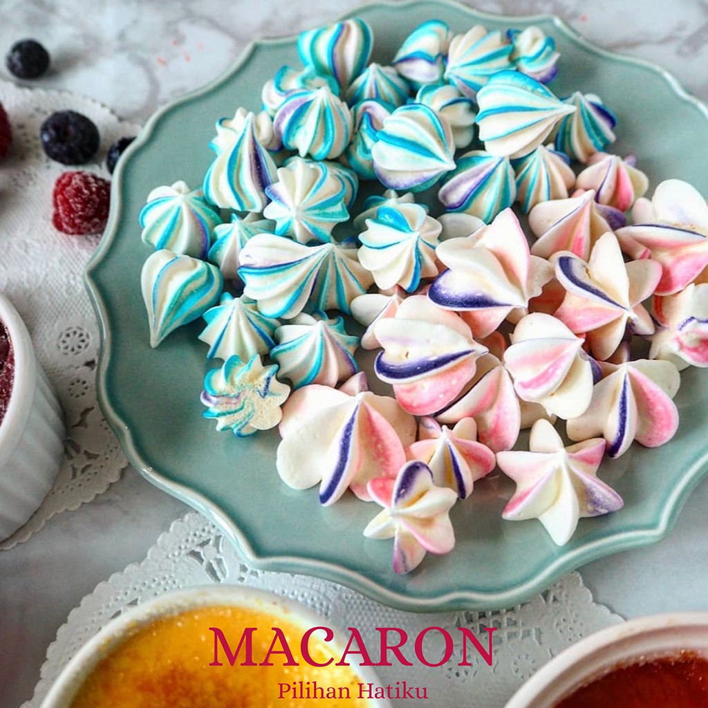 

BISKUIT MERINGUE TOPLES MINI - KUE KERING