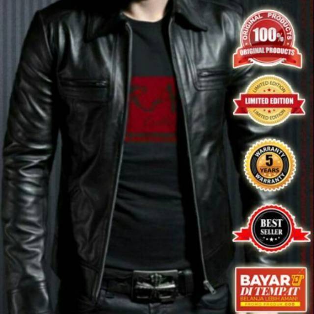 Jual GARANSI 5 TAHUN Jaket Kulit Original JAKET KULIT PRIA ASLI