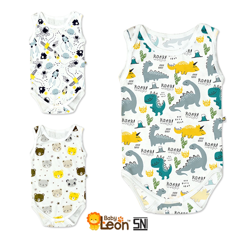 Jmsuit Bayi Jumper Bayi Lengan Kutung Jumpsuit Anak Bayi Balita Pakaian Kaos Baju Bayi BC-024SK-4