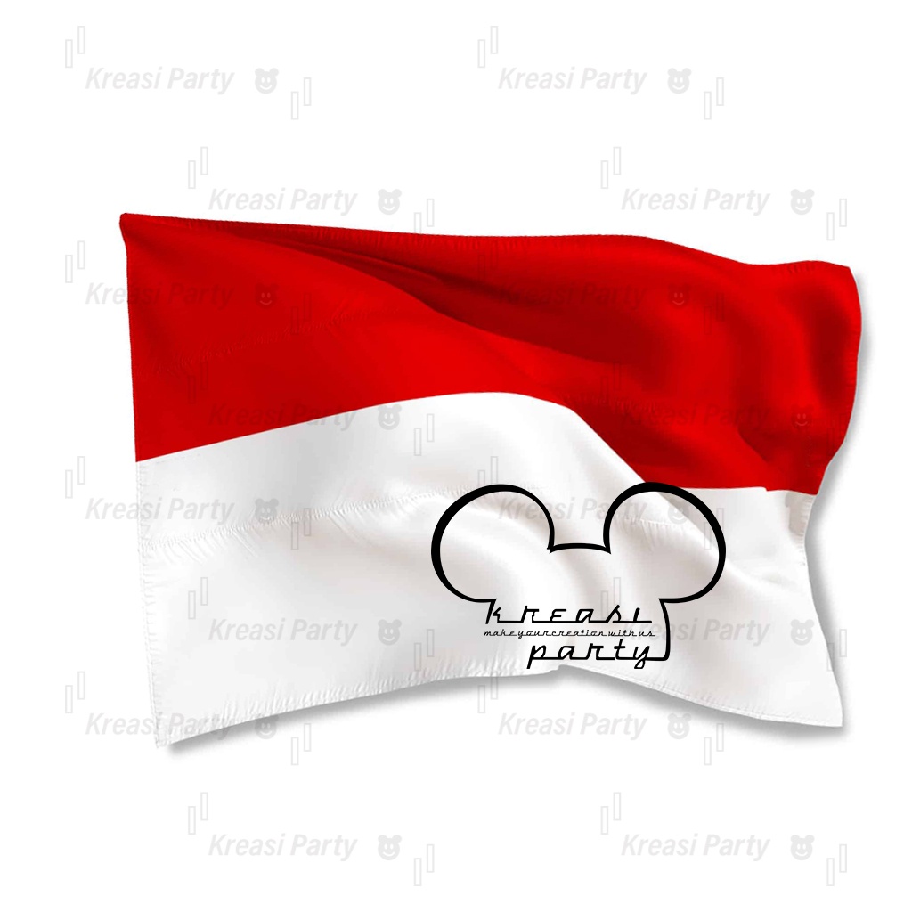 Bendera Merah Putih / Bendera Indonesia / Bendera kain Indonesia / Bendera Segitiga Merah Putih / Be