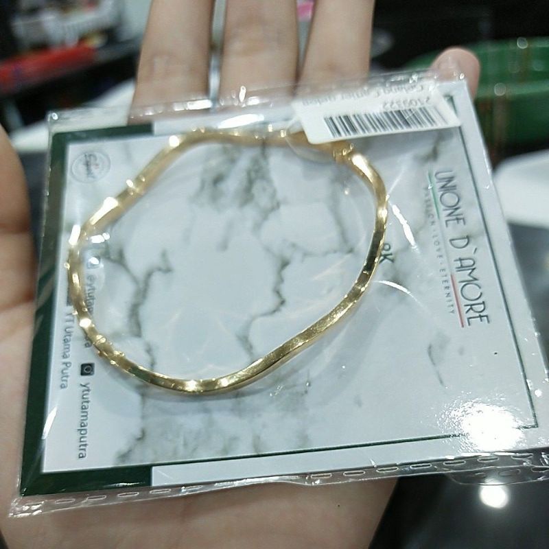 Gelang Cekak Cartier kadar 375%