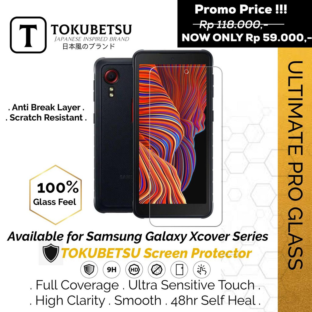 Tokubetsu Samsung Galaxy XCover 5 - Anti Gores Hydrogel Ultimate Pro Glass - Screen Protector