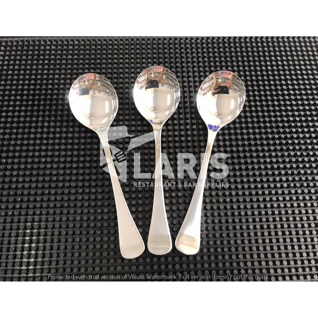 (Harga Satuan) Soup Spoon Miche Hampton 17cm / Sendok Sup Tebal