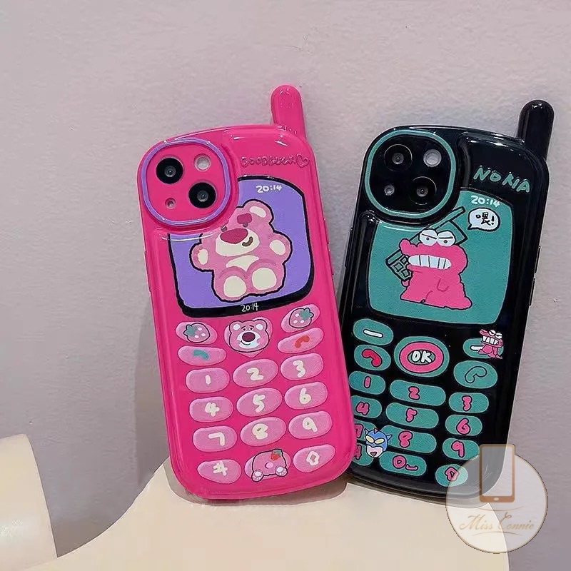 Soft Case Desain Kartun Buaya Strawberry Beruang Gaya Retro Untuk IPhone 7 8 Plus XR 11 12 13 14 Pro MAX X XS MAX SE 2020