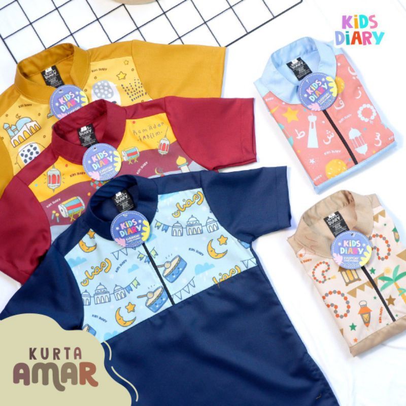 Kurta Amar | Kurta anak | kurta anak laki laki | baju muslim anak laki laki