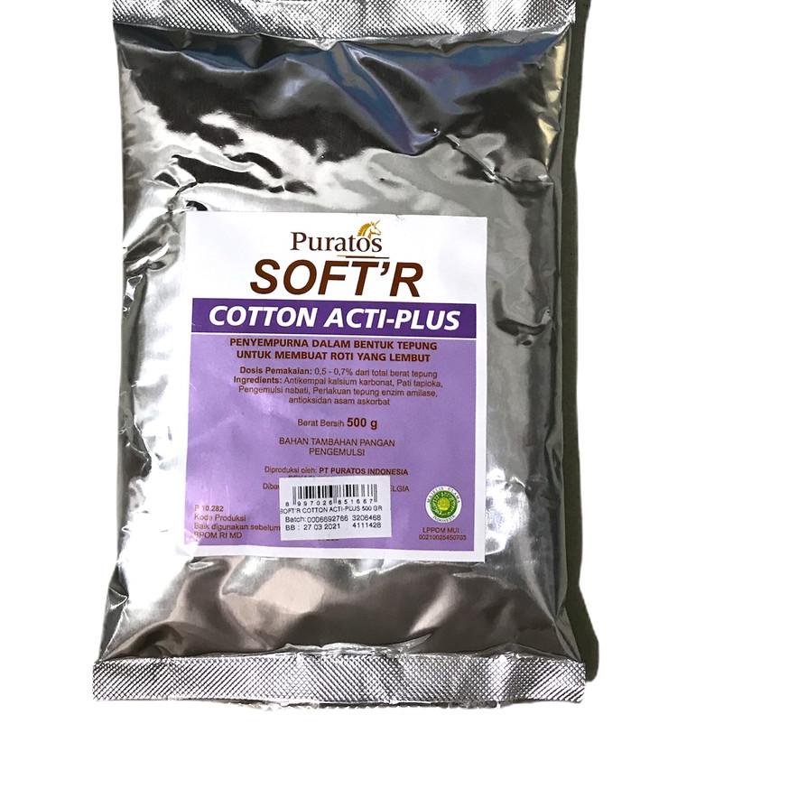

New! Puratos Softr Cotton Acti-Plus 500g Pelembut Roti