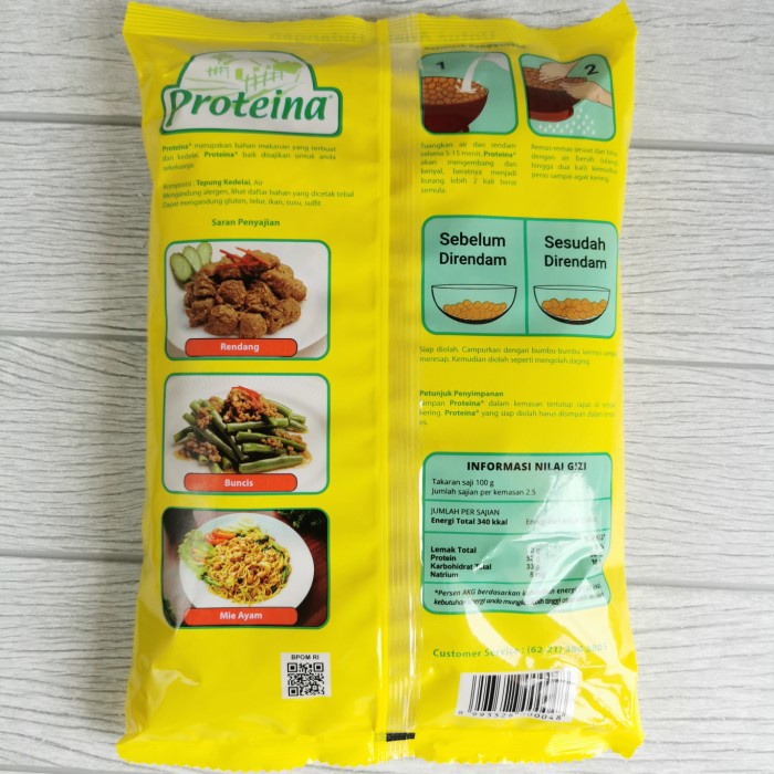 

ds201fs Proteina Protein Nabati Soy Meat Daging Cincang Vegan 250Gr - Size Ls Sedang Dscscv