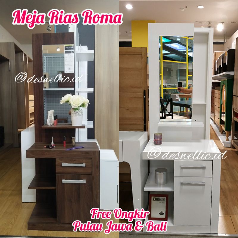 Roma Meja Rias ProDesign/Meja rias Free Ongkir Jawa & Bali
