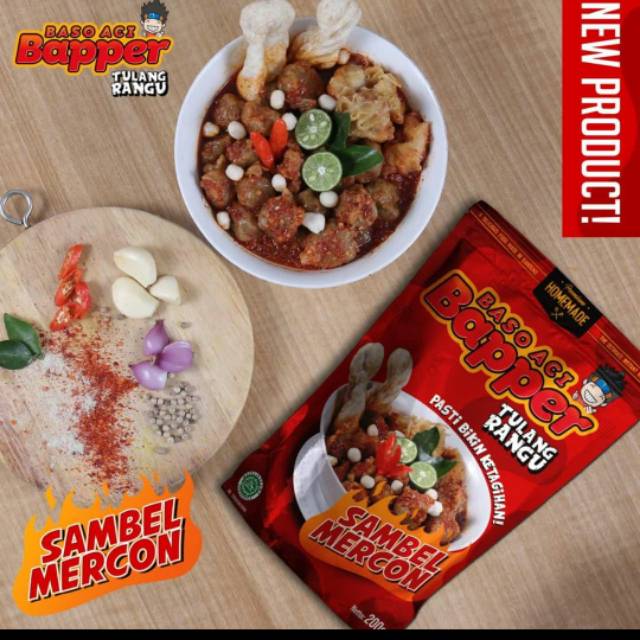 

Baso aci Bapper sambel mercon