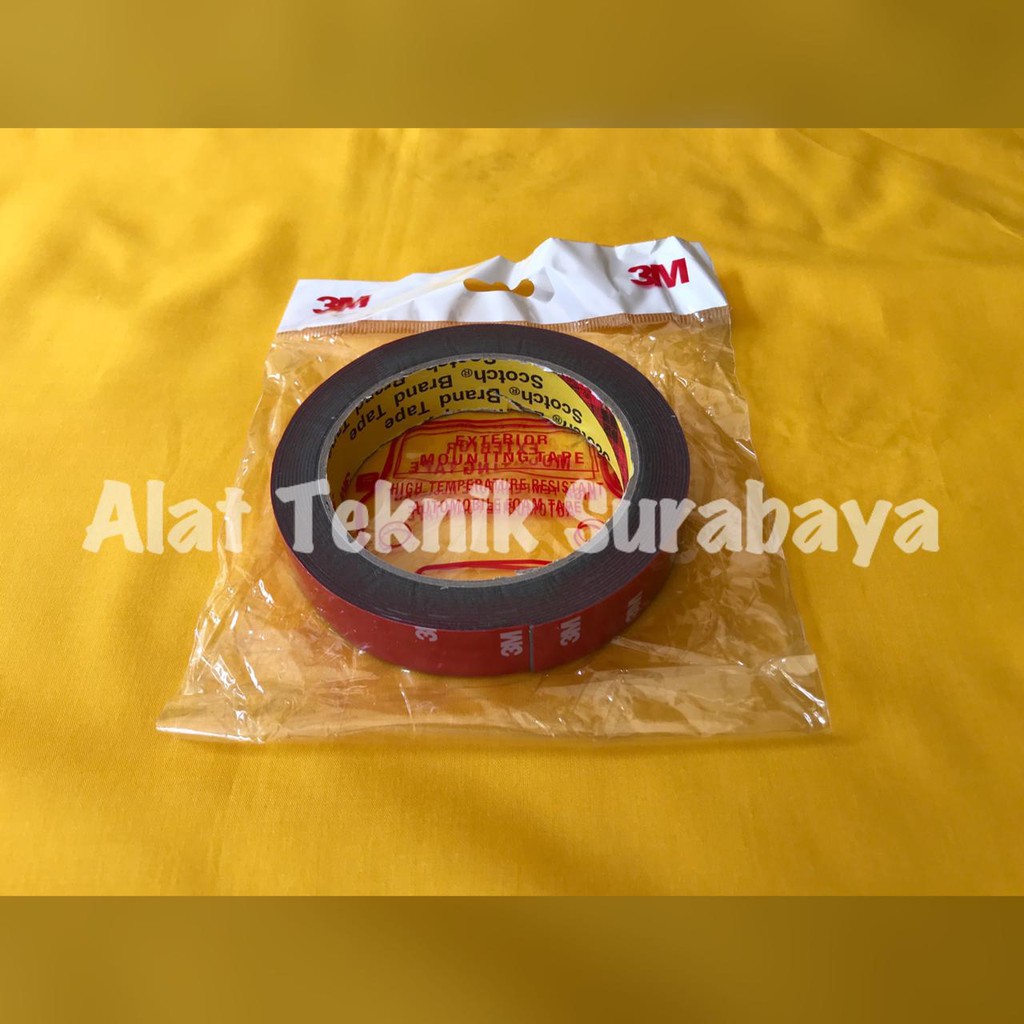 

DOUBLE TAPE MERAH 3M / DOBELTIP / PEREKAT BOLAK BALIK / DOUBLE TAP / ISOLASI