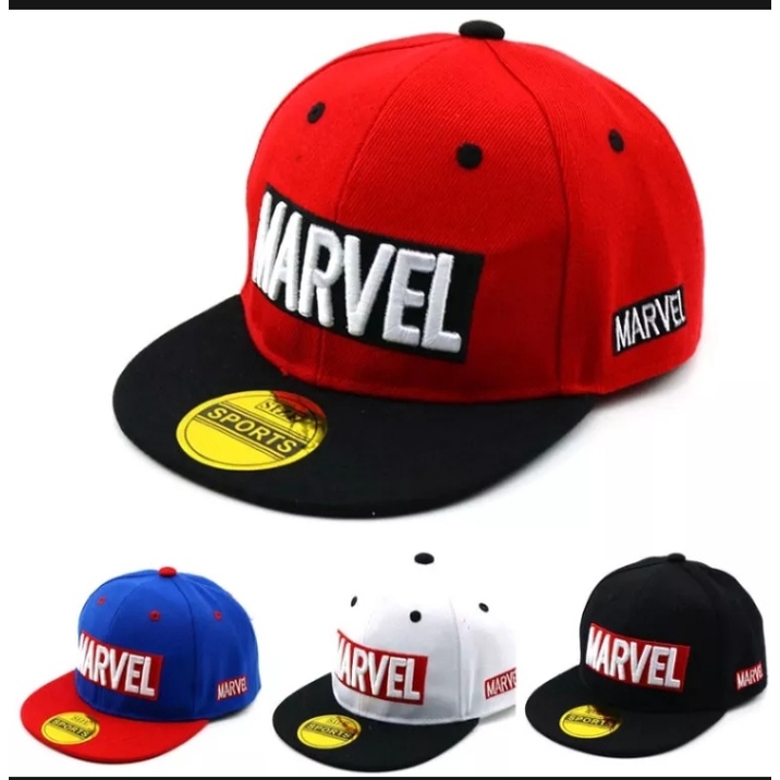 Topi Baseball Anak Unisex Marvel Series Pelindung Matahari