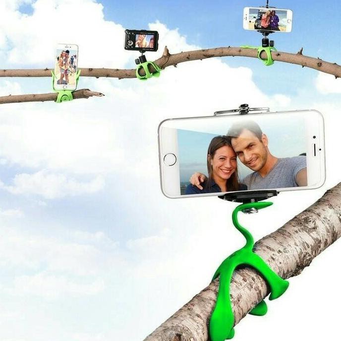 {Promo} Gekko Pod - Gekkopod - Flexible Pod - Flexible Mini Tripod  Bagikan :