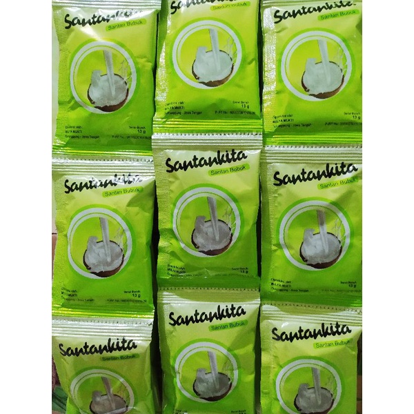 

Santan Kita harga grosir 1 renteng isi 10 Saset