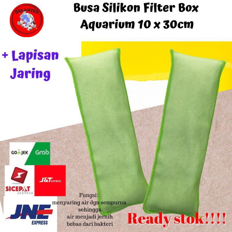 BUSA FILTER AQUARIUM 10X30 CM MEDIA FILTER KOLAM IKAN KOI