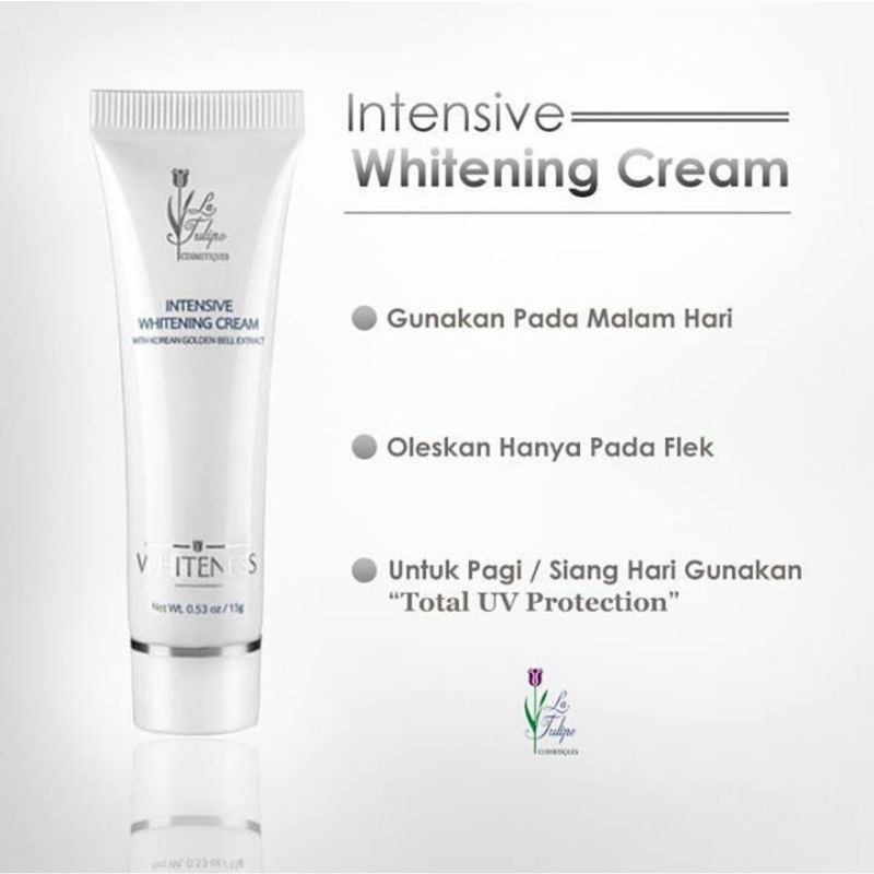 La Tulipe Whiteness Intensive Whitening Cream