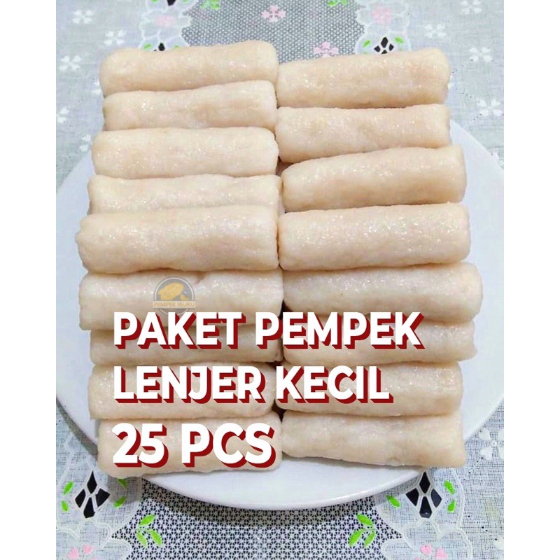 

Pempek Lenjer Kecil Asli Palembang 25pcs Murah dan Enak