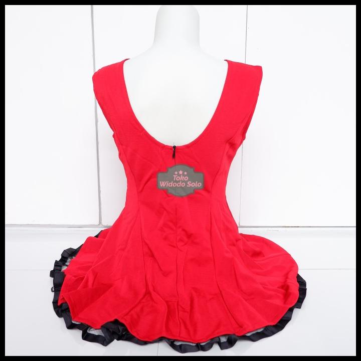 

Baju Korea Merah Cherry Mini Skirt Wanita Merah