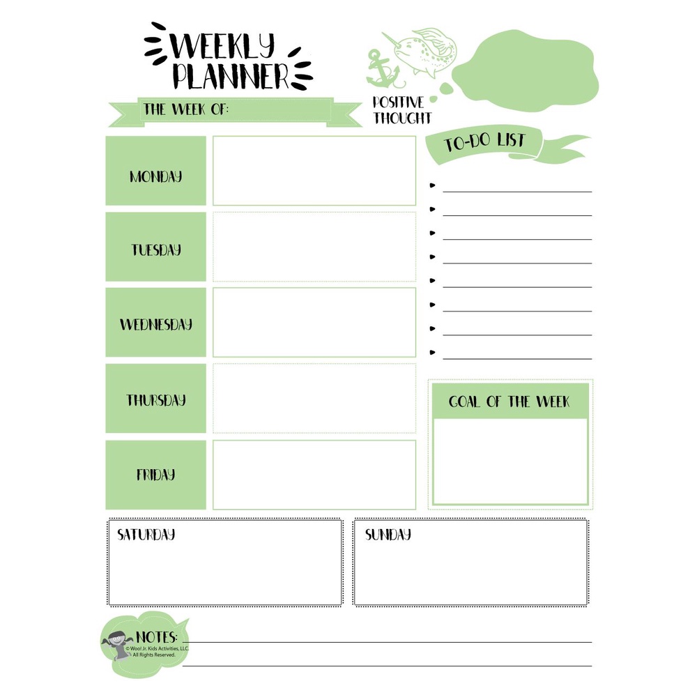 

Weekly Planner A6 Design 1.5 / Loose Leaf A6 / Bullet Jurnal / Planner Harian Loose Leaf A6 100gsm