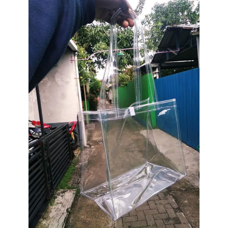 

tas souvenir mika bening/tas ultah mika/tas mika transparant tebal