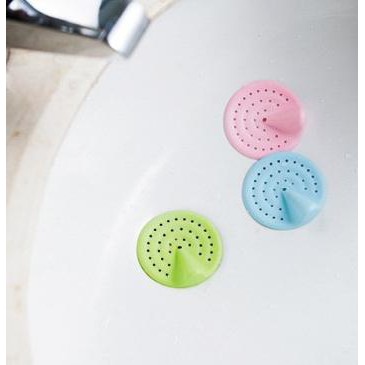 PROMO TERMURAH ~Cutevina~ Filter Wastafel / saringan kotoran Saluran Wastafel (Kecil) - Merah Muda