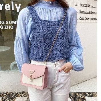 GrosirMart Tas Wanita Selempang Kecil Mutiara Terbaru Woman Bag PU A47