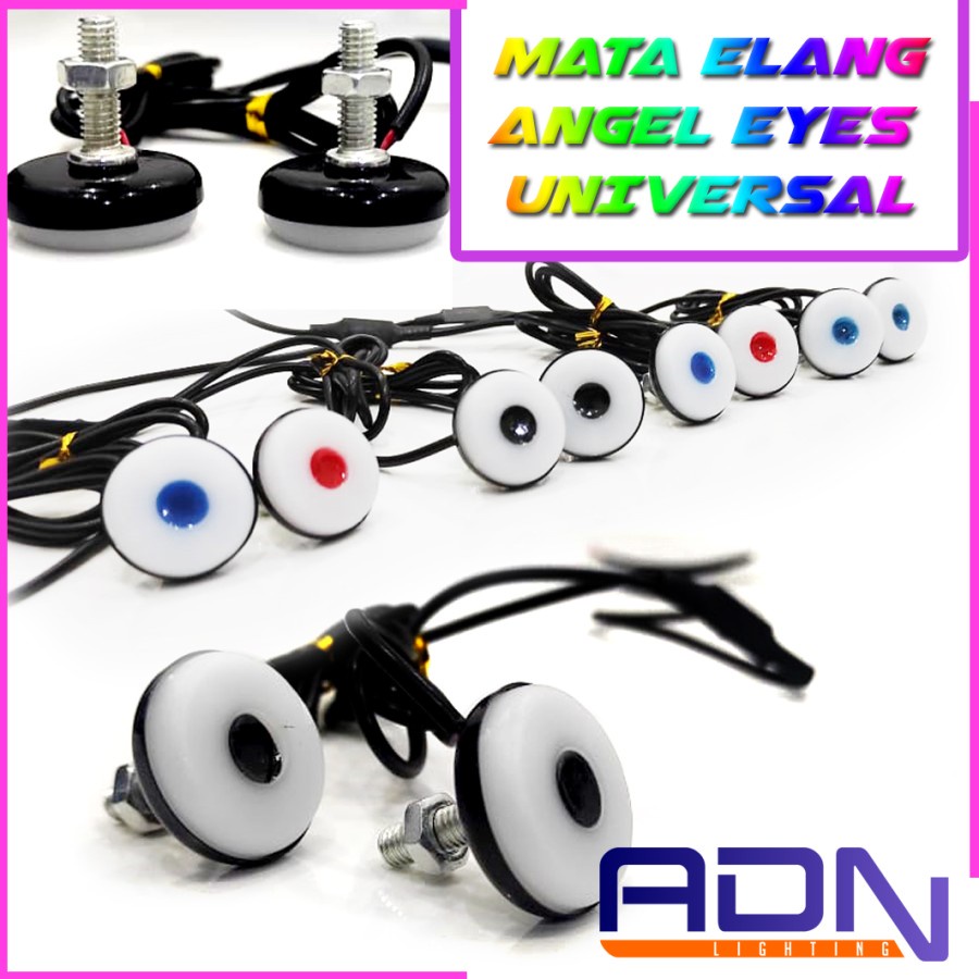 LAMPU LED MATA ELANG PLAT NOMOR SPAKBOR ANGEL EYES Strobe Sein Tempel by adn.in