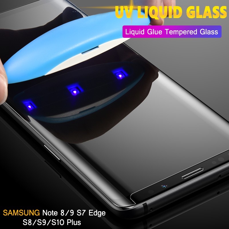 UV Nano Liquid Glus Tempered Glass Screen Protector Film for Samsung Note9 S10 Note10 Note 10 Plus Note 10 Pro