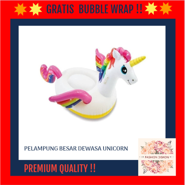 PELAMPUNG BAN KOLAM RENANG DEWASA / ANAK UNICORN 57561