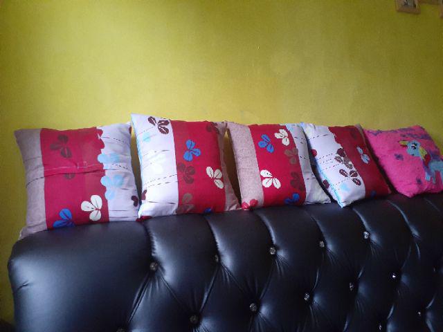 Set Sarung Bantal Sofa+taplak Meja