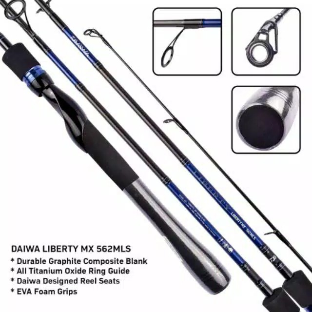 Joran Spinning DAIWA LIBERTY MX | Empang | Casting