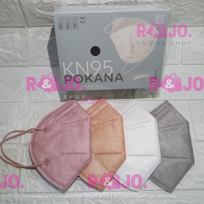 Masker Pokana KN95 6ply isi 12 pcs