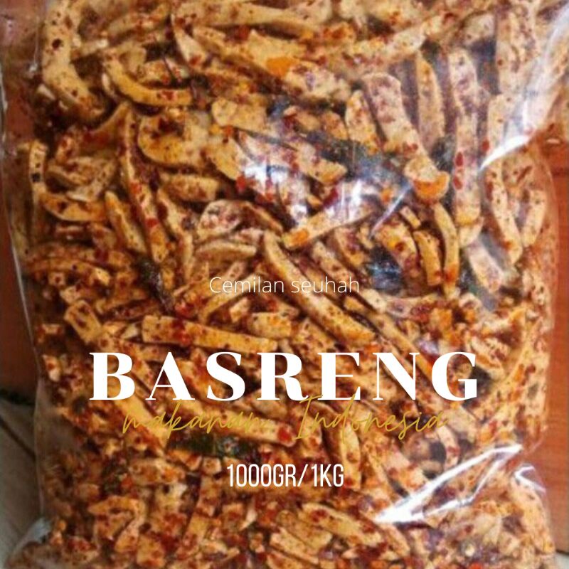 basreng Pedas extra daun jeruk isi 1kg