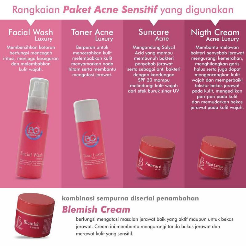 beauty glow skincare acne