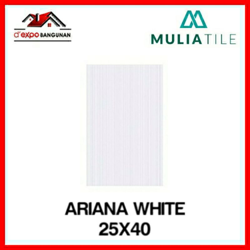 KERAMIK DINDING MULIA ARIANA WHITE 25X40 KW1
