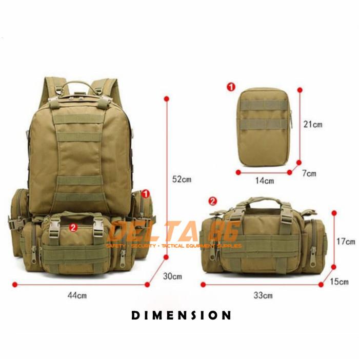 Tas Backpack Military / Tas Ransel Militer Besar