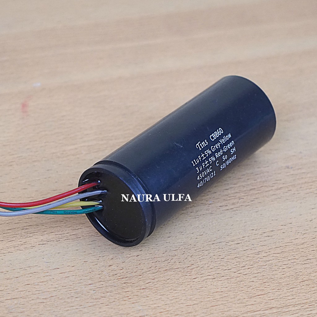 [BAYAR DITEMPAT] KAPASITOR MESIN CUCI 11 - 3 MIKRO CAPASITOR MESIN CUCI SHARP 11 + 3 MICRO