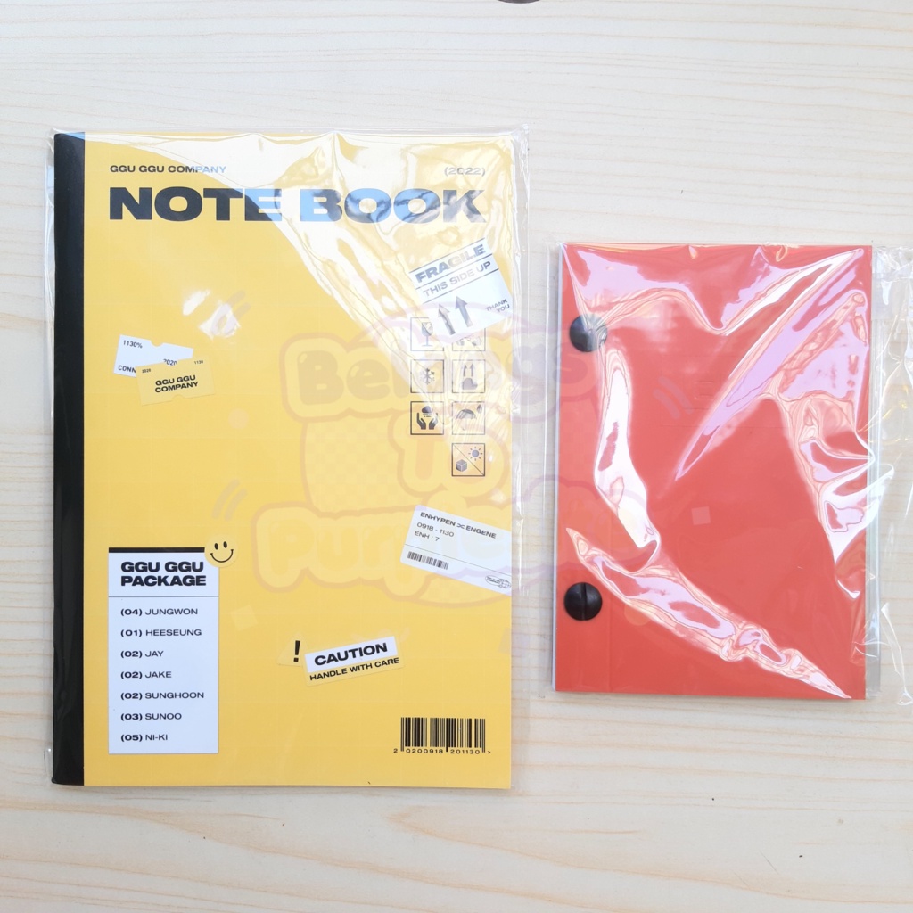 

ENHYPEN OFFICIAL MERCH NOTE BOOK
