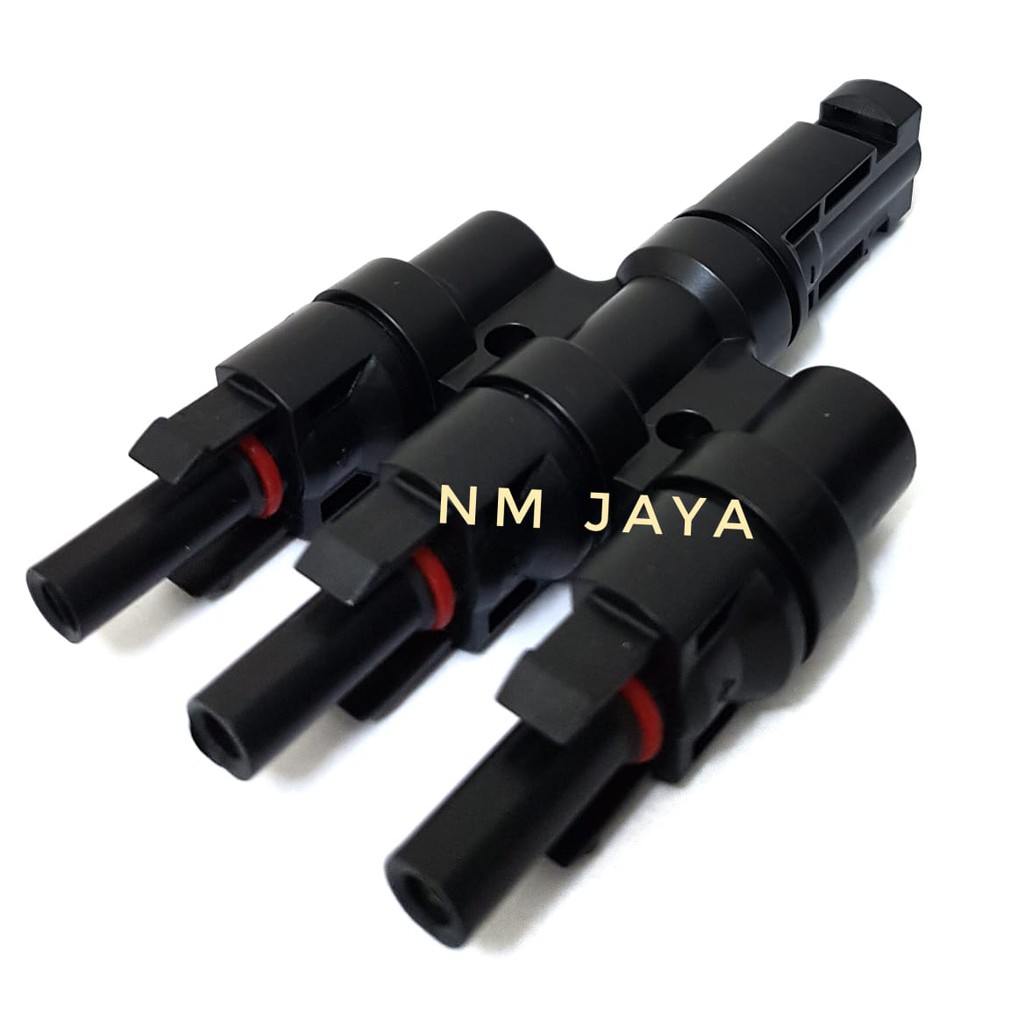 MC4 Connector 3 in 1 cabang 3 Konektor MC4 3in1 1 ke 3 Splitter