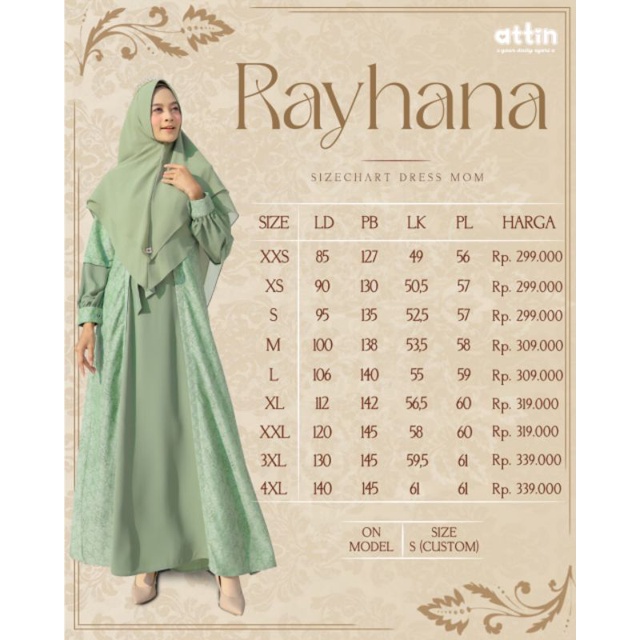 Rayhana dress By Attin