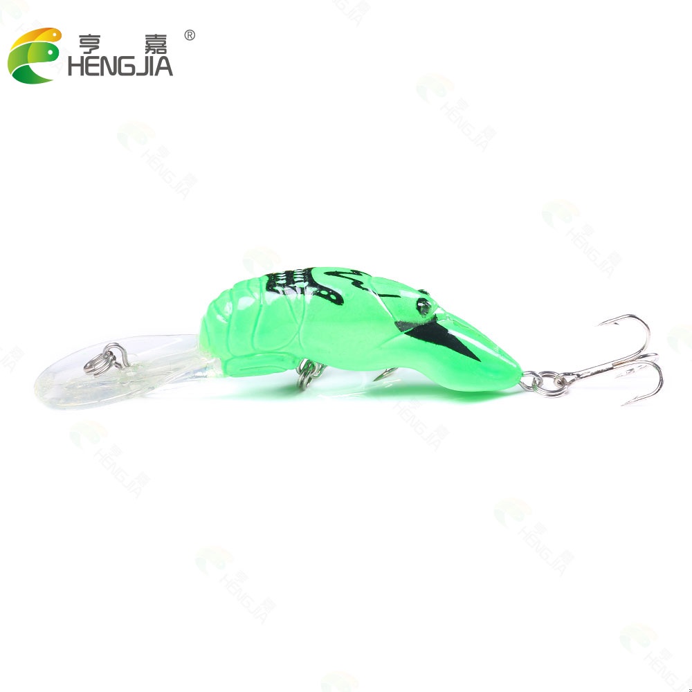 Hengjia 1pc Long Tongue Umpan Pancing Fishing Lure Tiruan Bentuk Ikan Kecil 8.5cm 8.2g Minnow Hard Bait Bahan Plastik Fishing Tackle