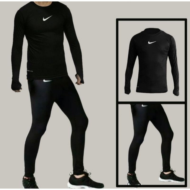 (2pcs) Setelan Baselayer Premium