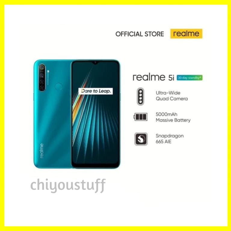 REALME 5i 3/32 RAM 3GB ROM 32GB GARANSI RESMI