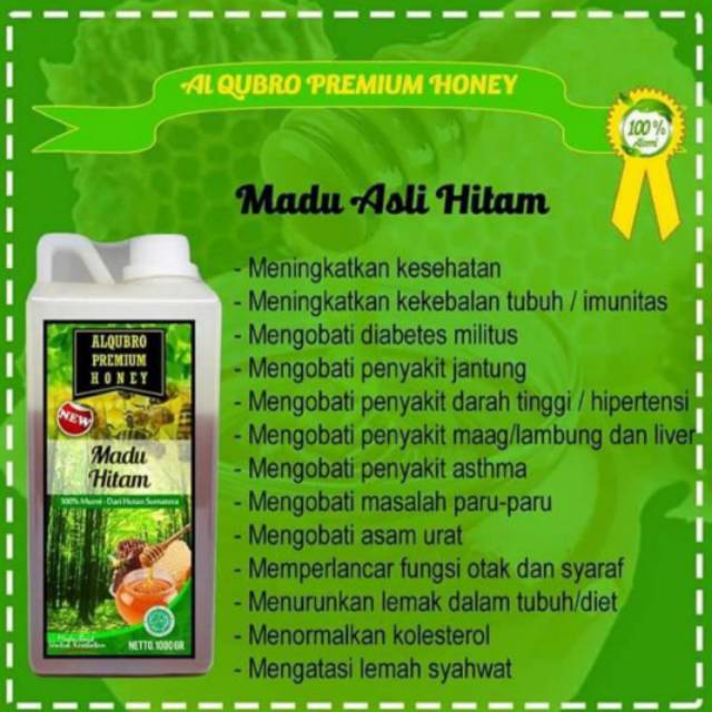 

Madu Hitam Al Qubro Premium Honey 1000gr