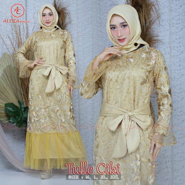 Set tulle gamis ciki