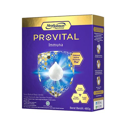 Provital Immuna Susu Vanila 480 Gr / Susu Immunitas