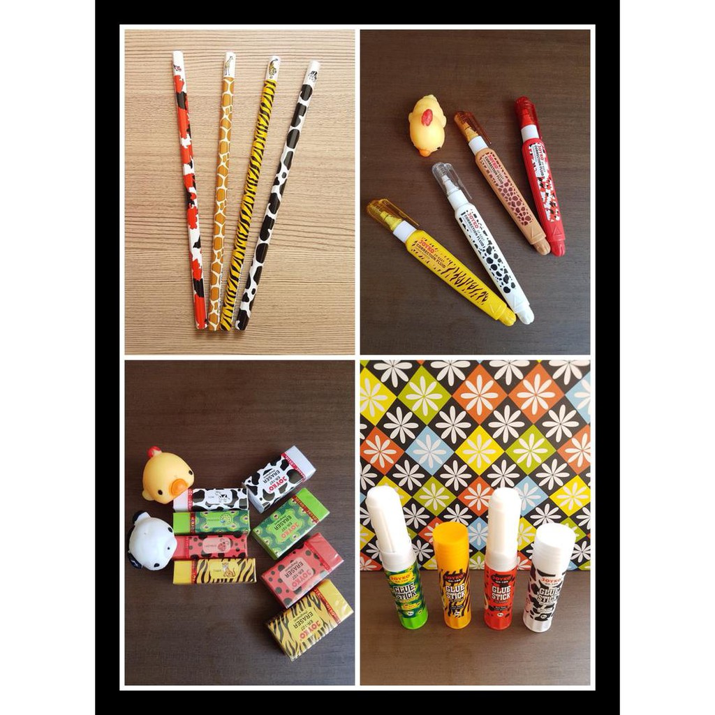 

UPDATE BUNDLE LEM, PENGHAPUS, TYP-EX, PENSIL JOYKO PAKET ALAT TULIS MURAH MERIAH