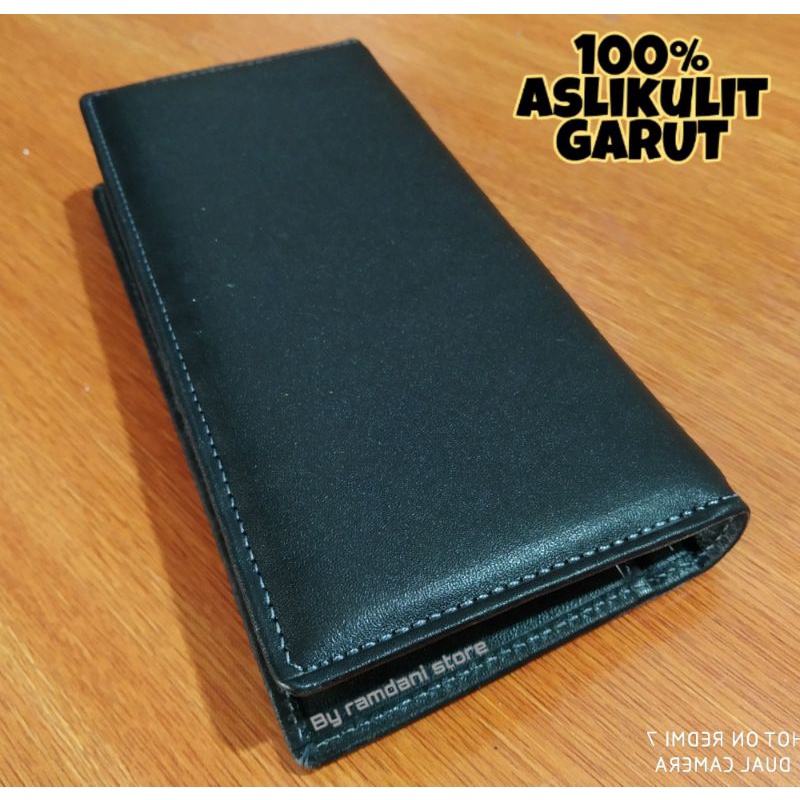 Dompet kulit  pria panjang ASLI FULL  GRAIN  kulit  sapi ORI 